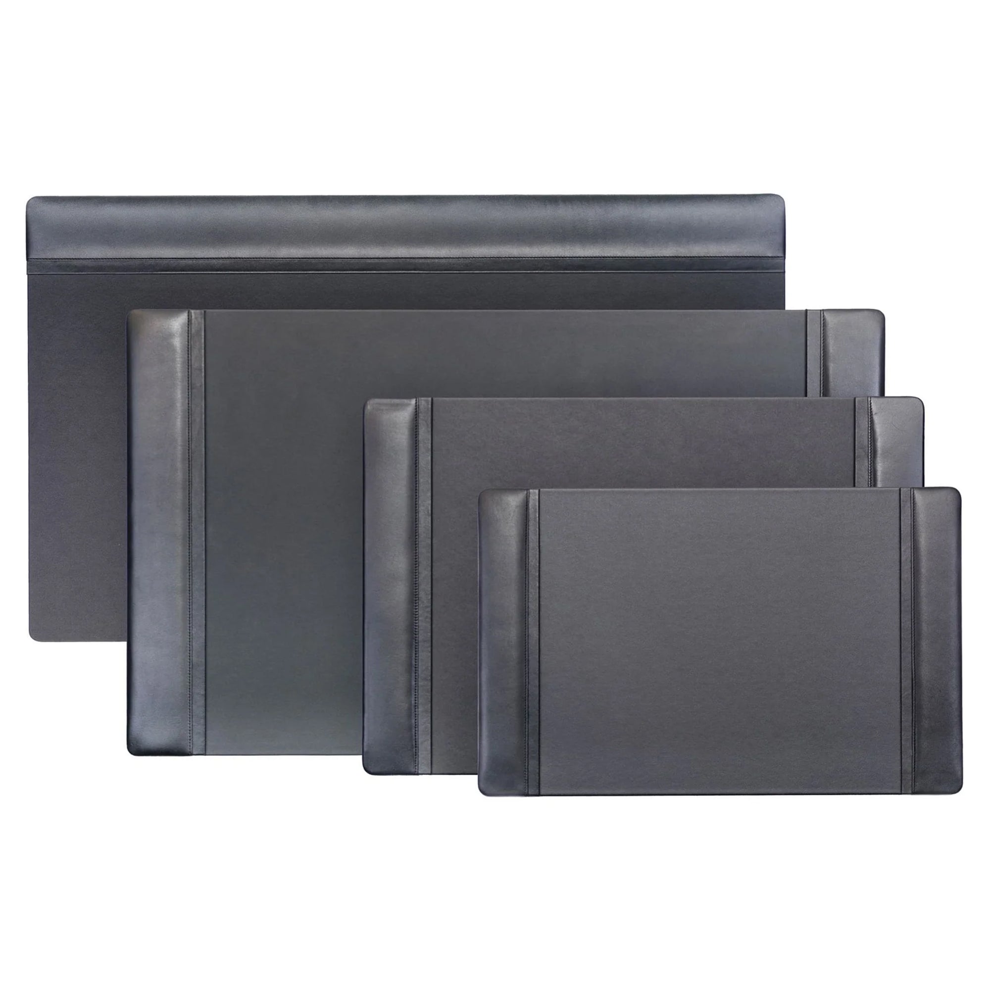 Black Leather Desk Pad, 34 x 20