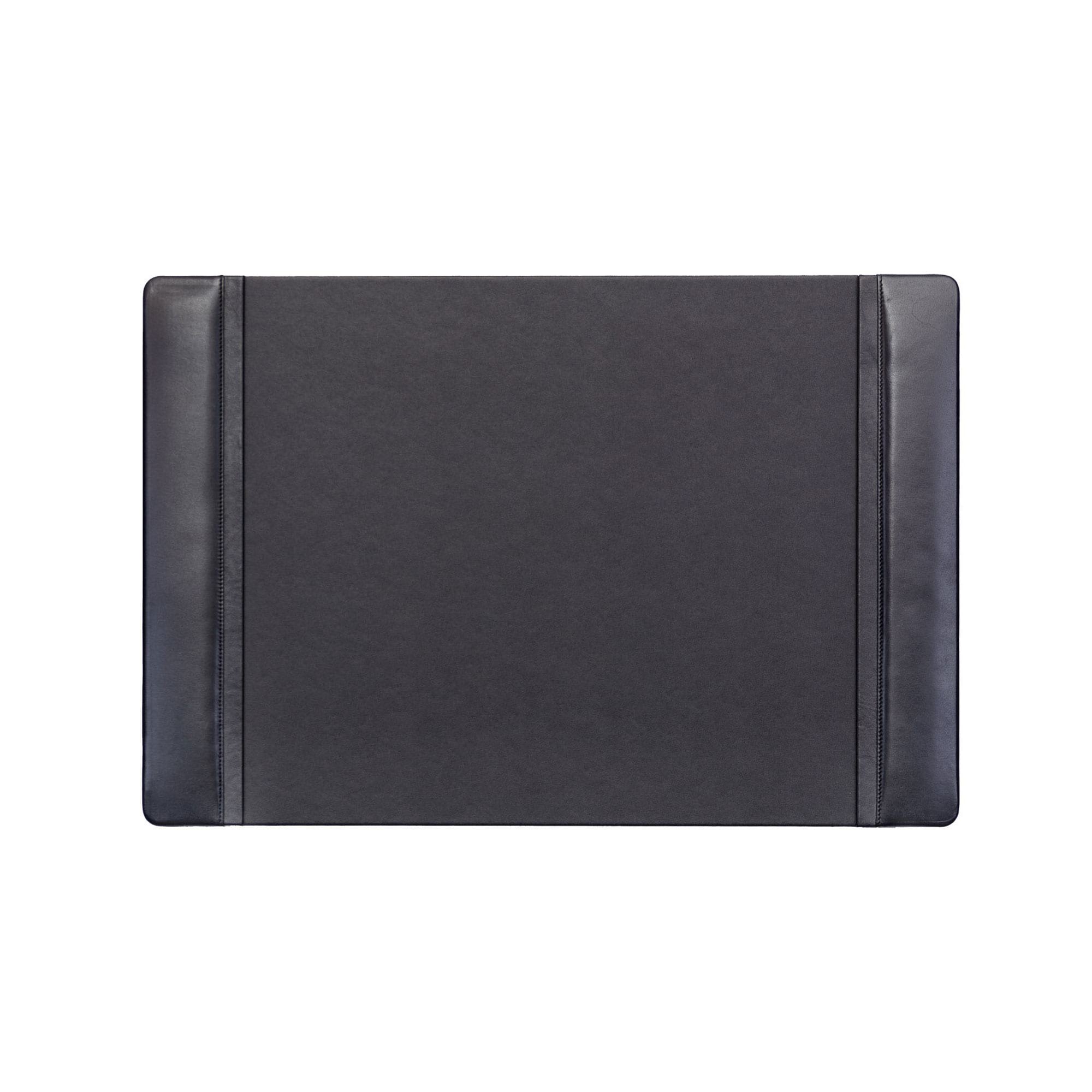 Black Leather Desk Pad, 25.5 x 17.25
