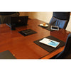 Black Leather Conference Table Pad, 17 x 14