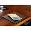 Black Leather Conference Table Pad, 17 x 14