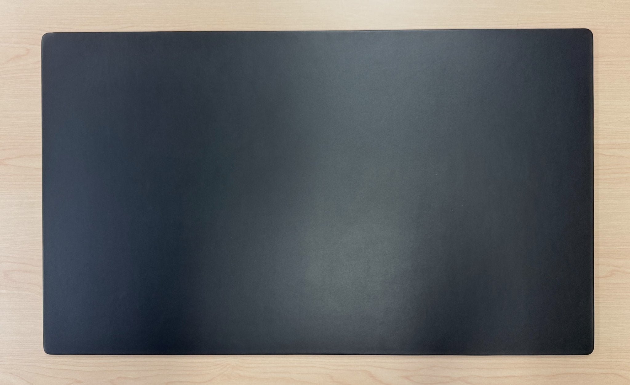 Espresso and Black Leather 5-piece Desk Set with 38 x 24 Desk Pad