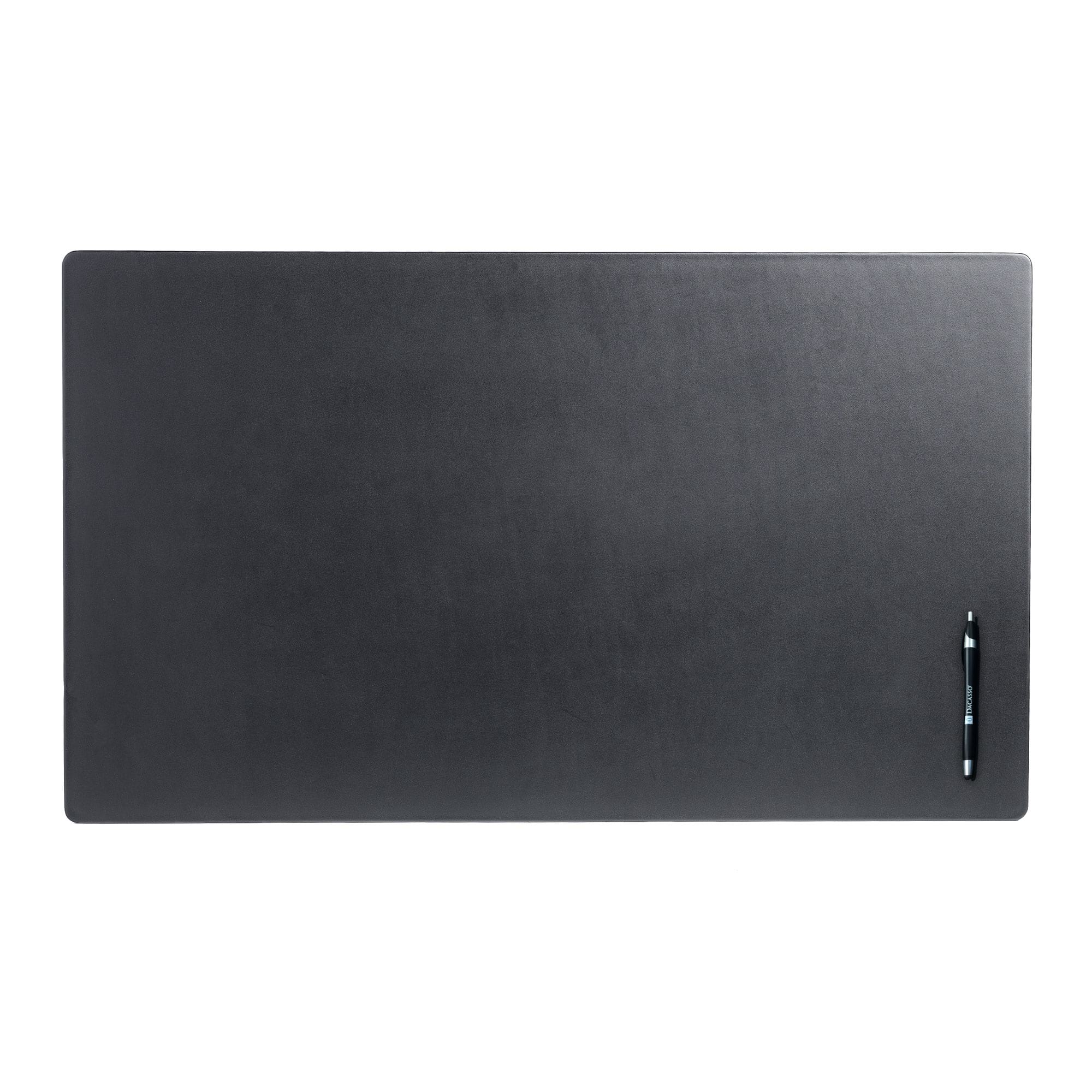 Black Leather Desk Pad w/out Rails, 34 x 20