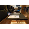 Black Leatherette Conference Table Pad, 17 x 14