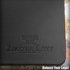 Black Leather Conference Table Pad, 18 x 12