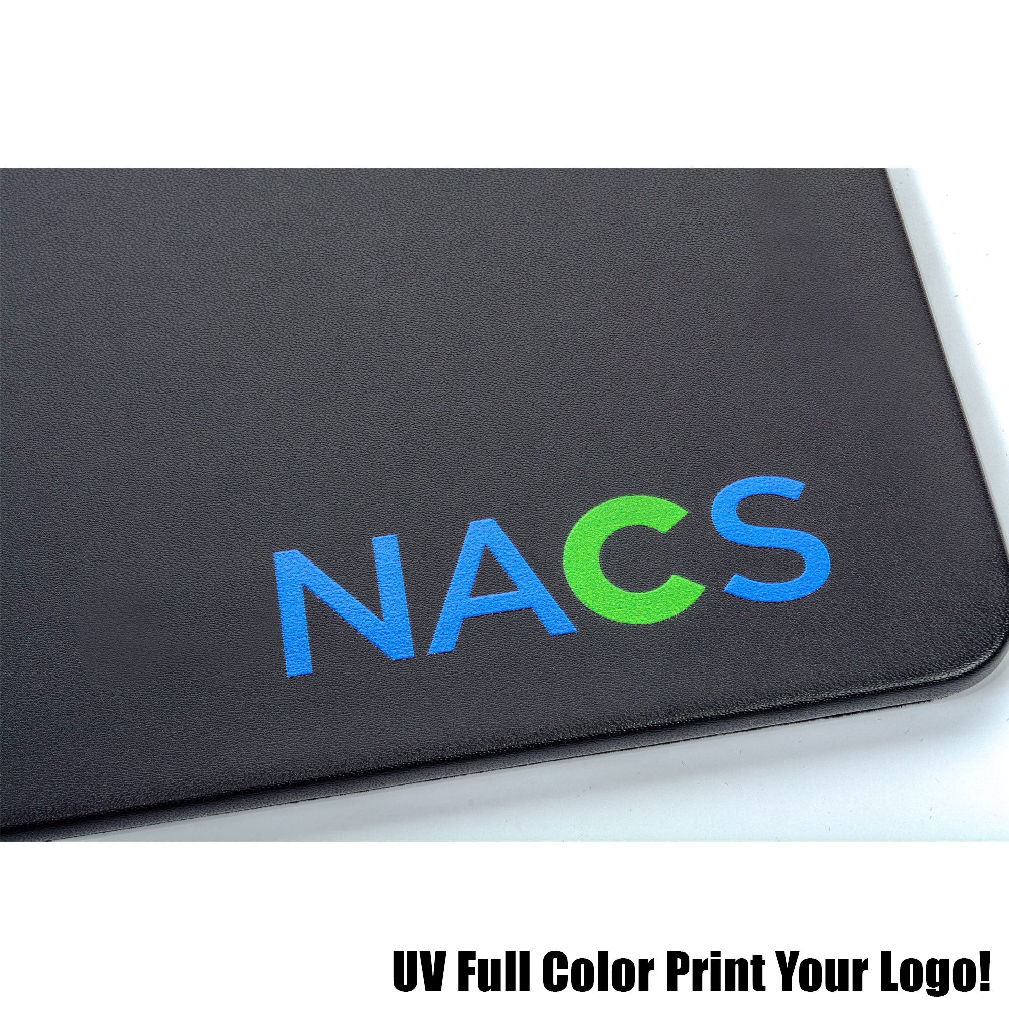 Classic Black Leather Desk Pad w/out Rails, 30 x 19