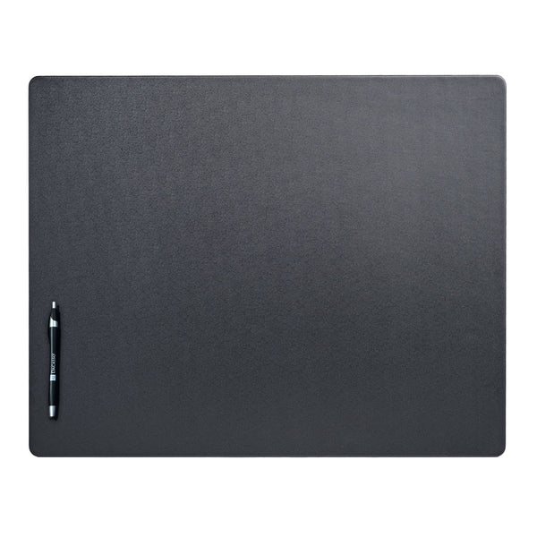 Black Leatherette Desk Pad w/out Rails, 24 x 19 – The Elegant Office