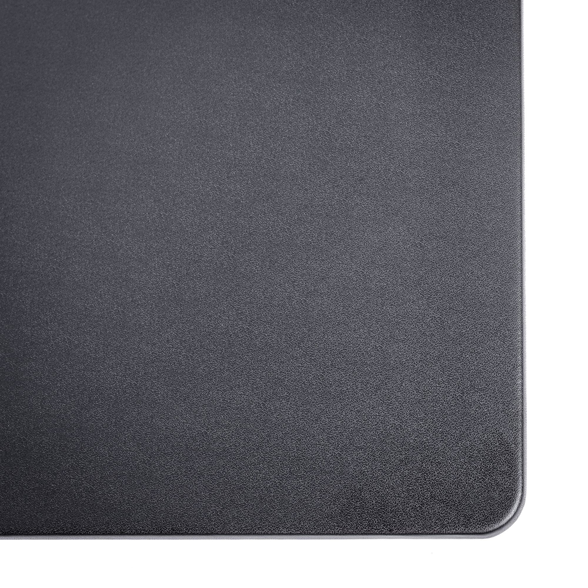 Black Leatherette Desk Pad w/out Rails, 24 x 19