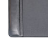 Black Leather 22 x 14 Side-Rail Desk Pad