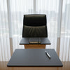 Black Leatherette Conference Table Pad, 20 x 16