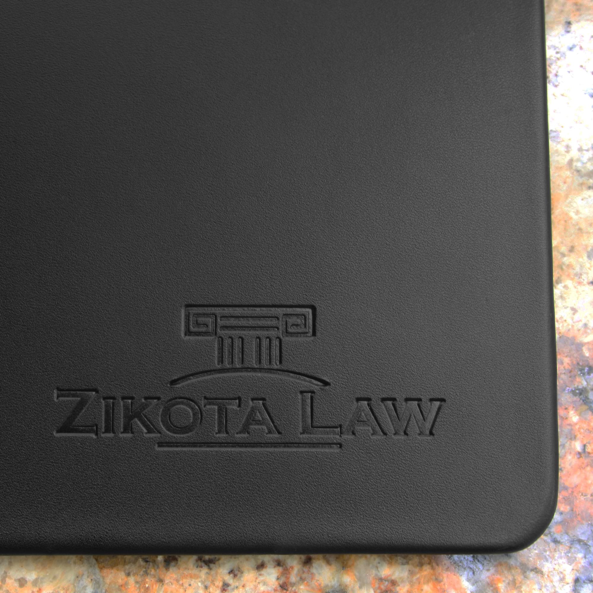 Black Leatherette Conference Table Pad, 20 x 16