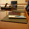 Black Leatherette Conference Table Pad, 20 x 16