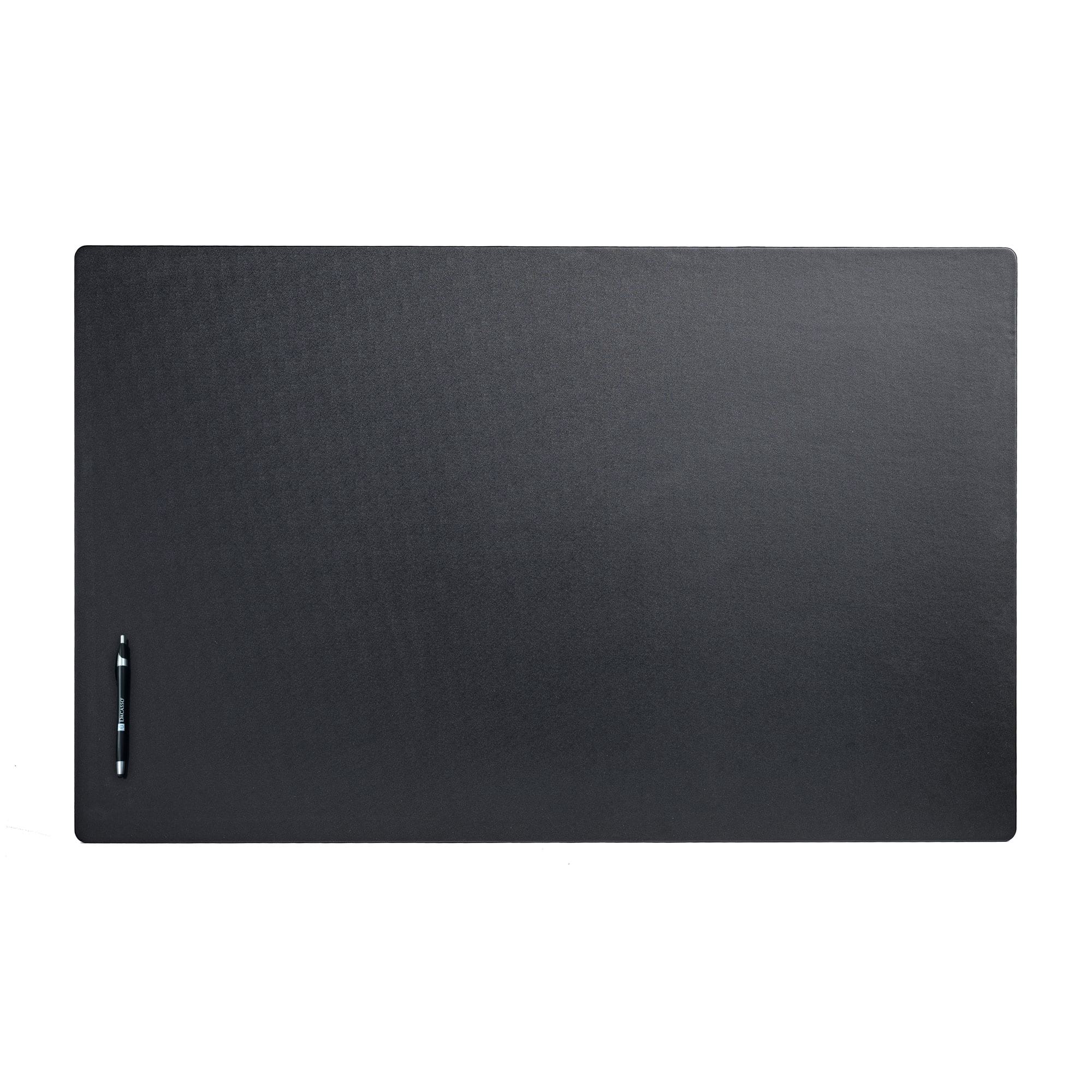 Black Leatherette Desk Pad w/out Rails, 38 x 24