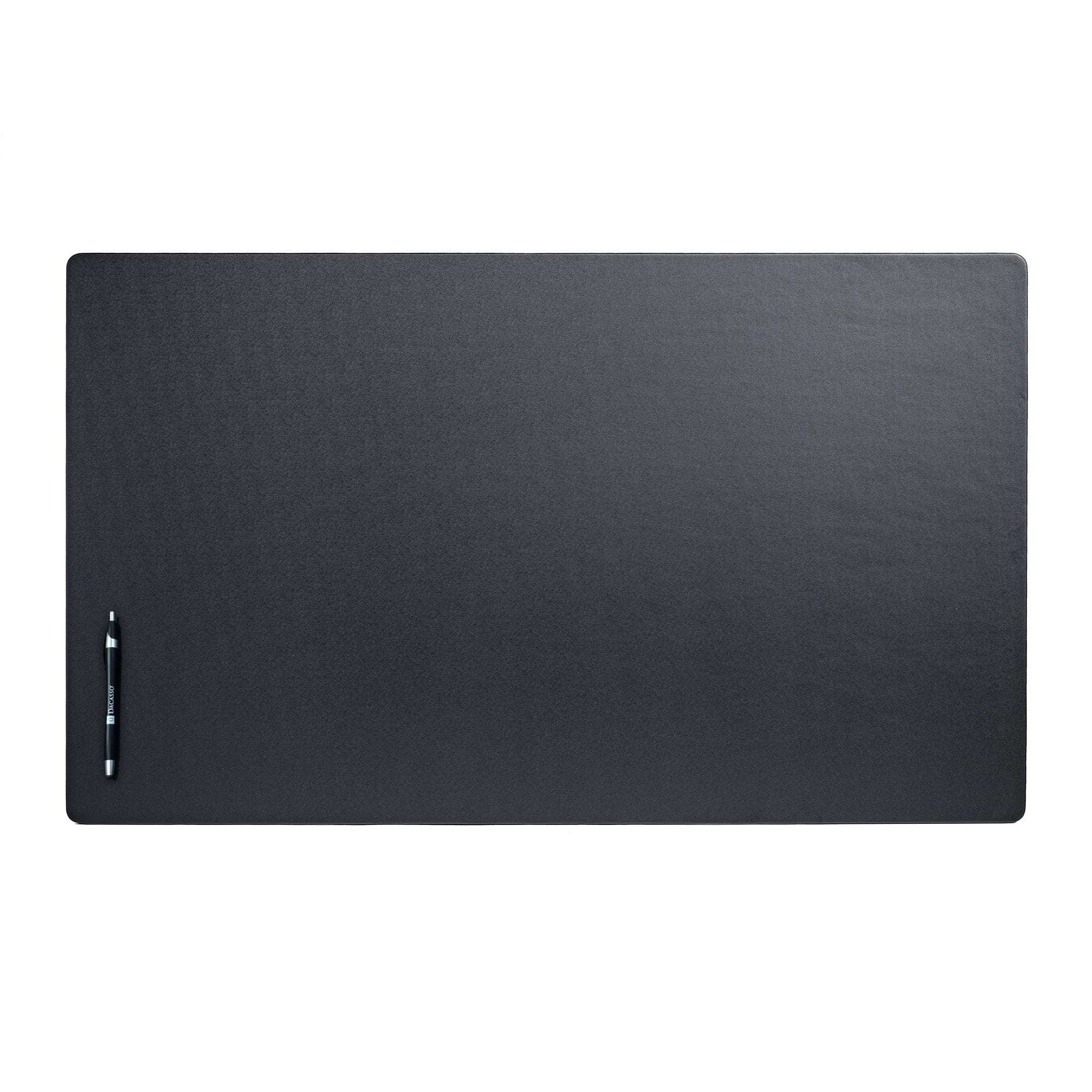 Black Leatherette Desk Pad w/out Rails, 34 x 20