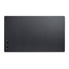 Black Leatherette Desk Pad w/out Rails, 34 x 20