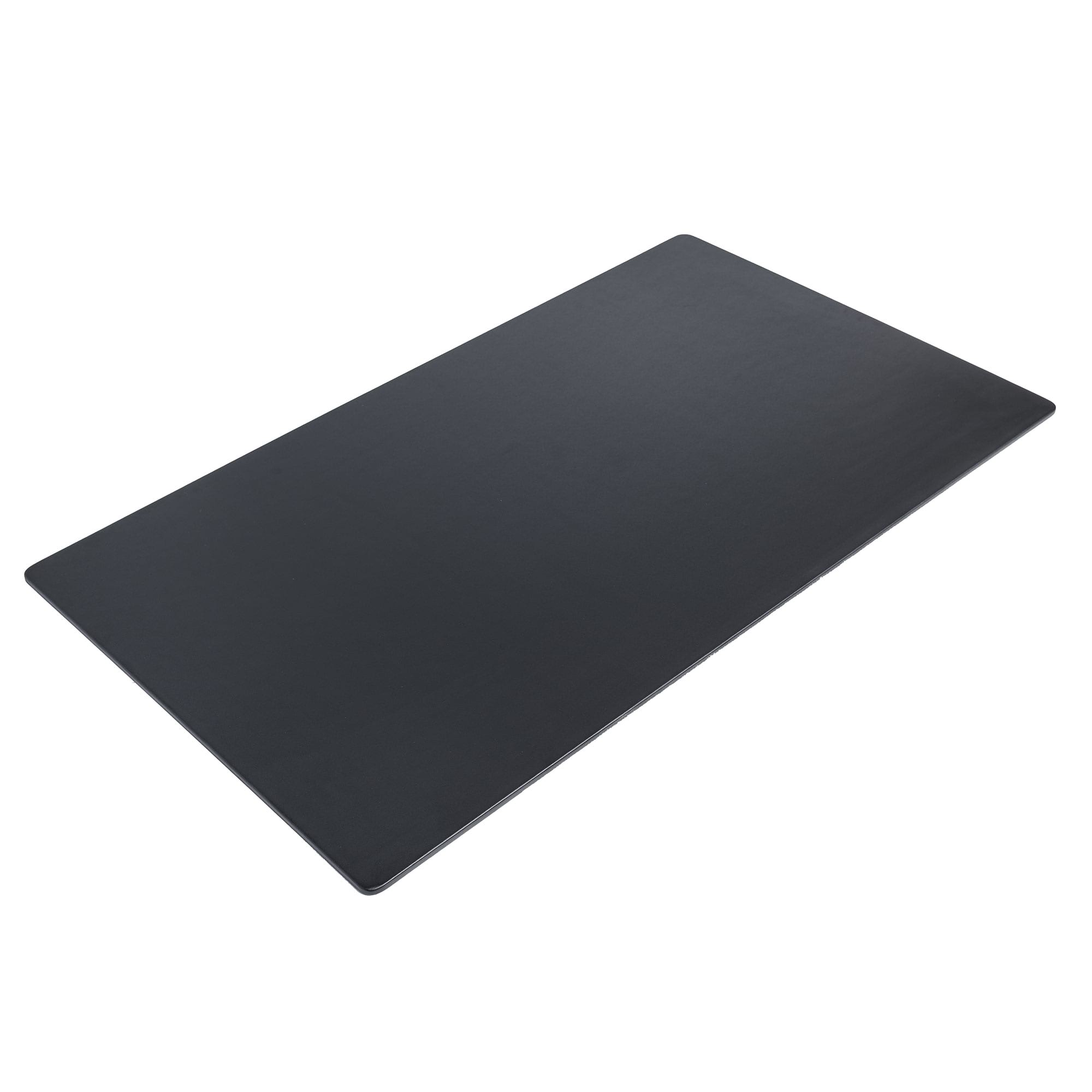 Black Leatherette Desk Pad w/out Rails, 34 x 20