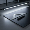 Black Leatherette Desk Pad w/out Rails, 34 x 20