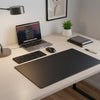 Black Leatherette Desk Pad w/out Rails, 30 x 19