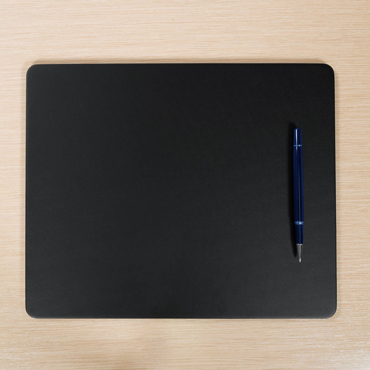 Working Table Pad Classic Black Leather 14 x 11.5 Conference Table Pad – The Elegant Office