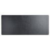 Classic Black Leather Keyboard/Mouse Desk Pad, 30 x 12.5