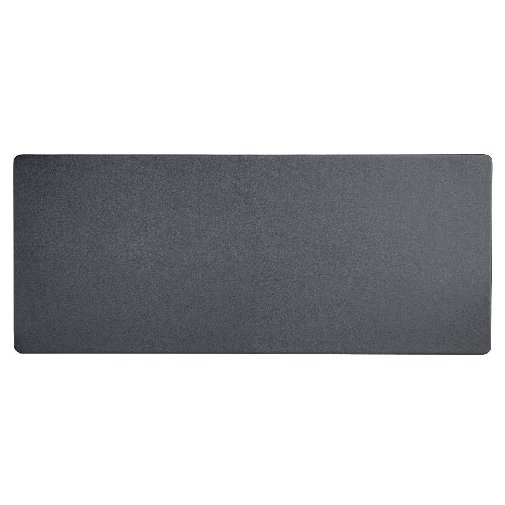 Black Leatherette Keyboard/Mouse Desk Pad, 30 x 12.5