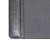 Black Leather Desk Pad w/ Calendar Insert, 34  x 20