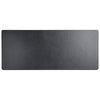 Black Leather 34 x 14 Keyboard/Mouse Desk Mat With Rubberized Enhanced Non-Slip Backing