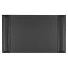 Rustic (Onyx) Black Leather Desk Pad w/ Calendar Insert, 34 x 20