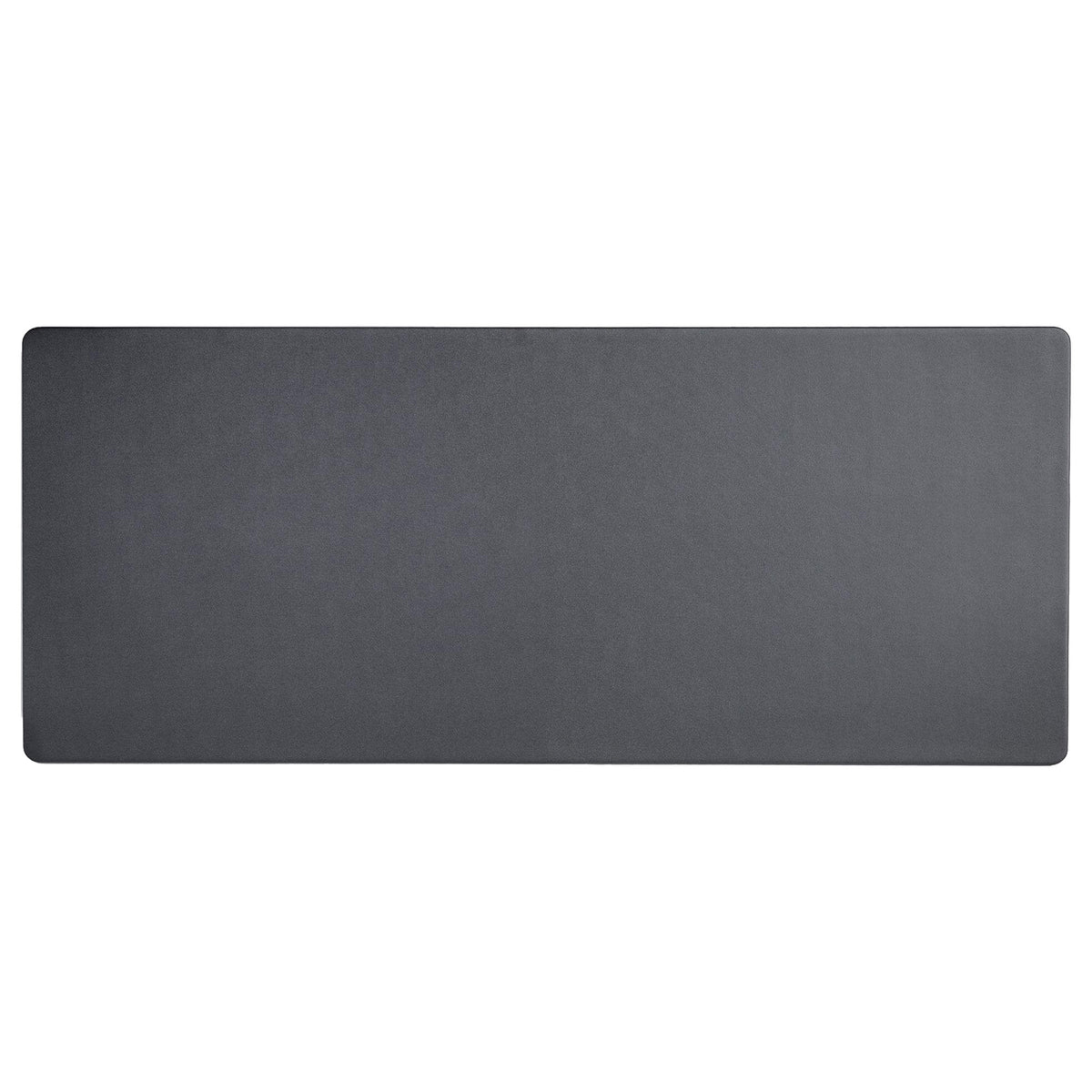 Black Leatherette 34 x 14 Keyboard/Mouse Desk Mat With Rubberized Enhanced Non-Slip Backing