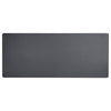 Black Leatherette 34 x 14 Conference Table Single Runner With Rubberized Enhanced Non-Slip Backing