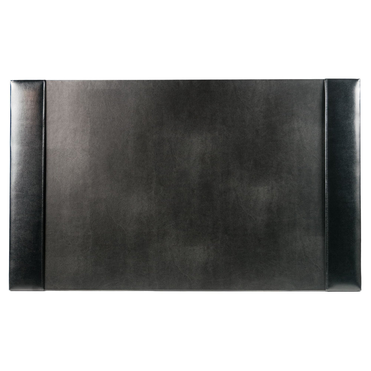 Black Bonded Leather Desk Pad, 30 x 18