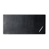 Black Bonded Leather No Core Rollable Desk Mat, 32 x 15