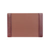 Mocha Leather Desk Pad, 25.5 x 17.25