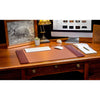Mocha Leather Desk Pad, 25.5 x 17.25