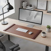 Mocha Leather Desk Pad, 25.5 x 17.25