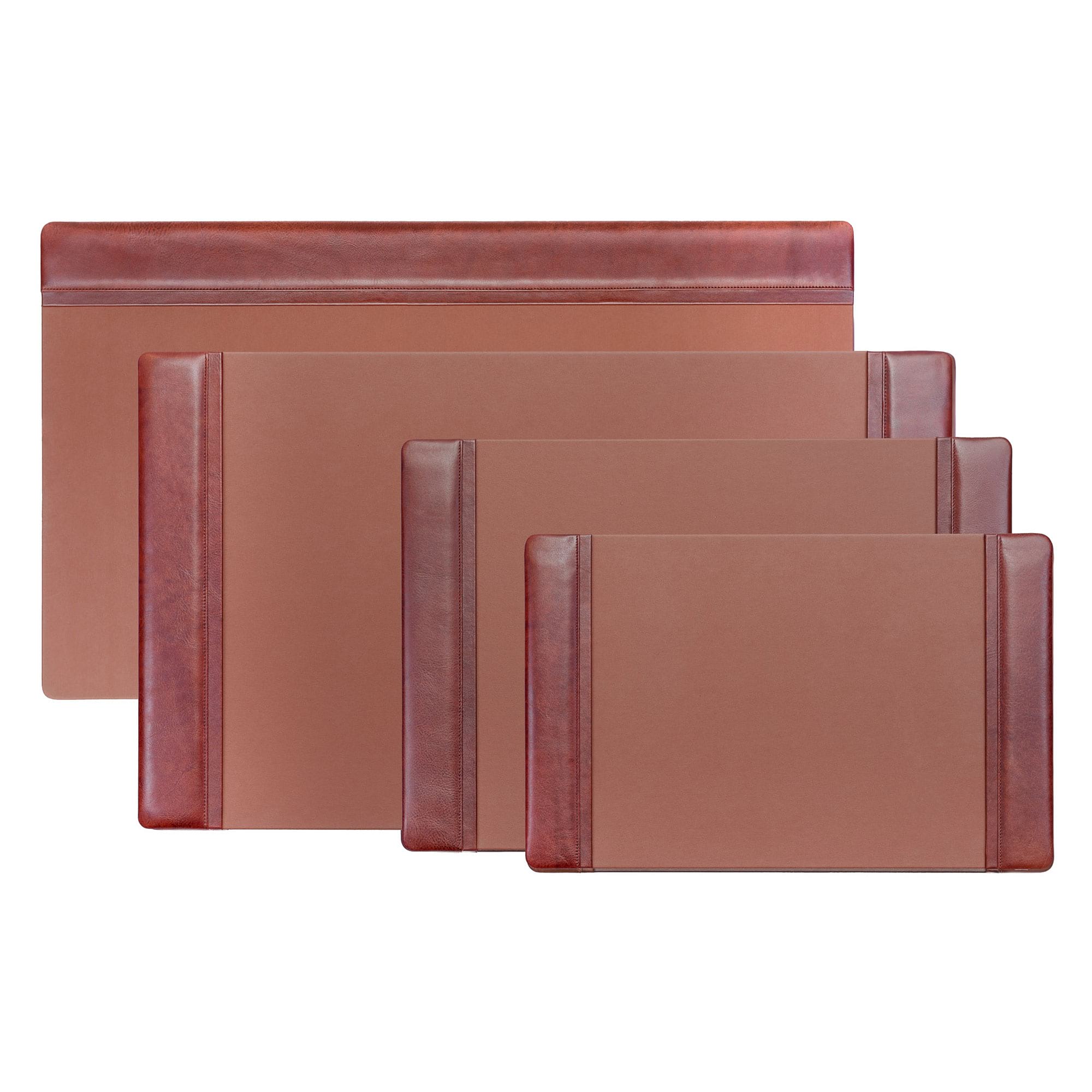 Mocha Leather Desk Pad, 25.5 x 17.25