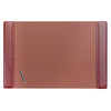 Mocha Leather Desk Pad, 38 x 24