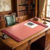 Mocha Leather Desk Pad, 38 x 24