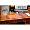 Mocha Leather Desk Pad, 22 x 14