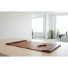 Mocha Leather Desk Pad, 22 x 14