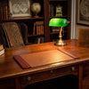 Mocha Leather Desk Pad, 22 x 14