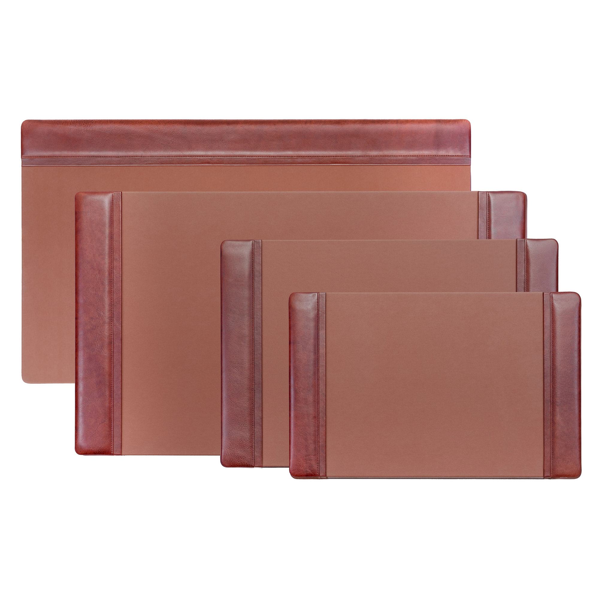 Mocha Leather Desk Pad, 22 x 14
