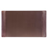 Chocolate Brown Leather Desk Pad, 34 x 20