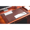 Chocolate Brown Leather Desk Pad, 34 x 20