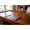 Chocolate Brown Leather Desk Pad, 25.5 x 17.25