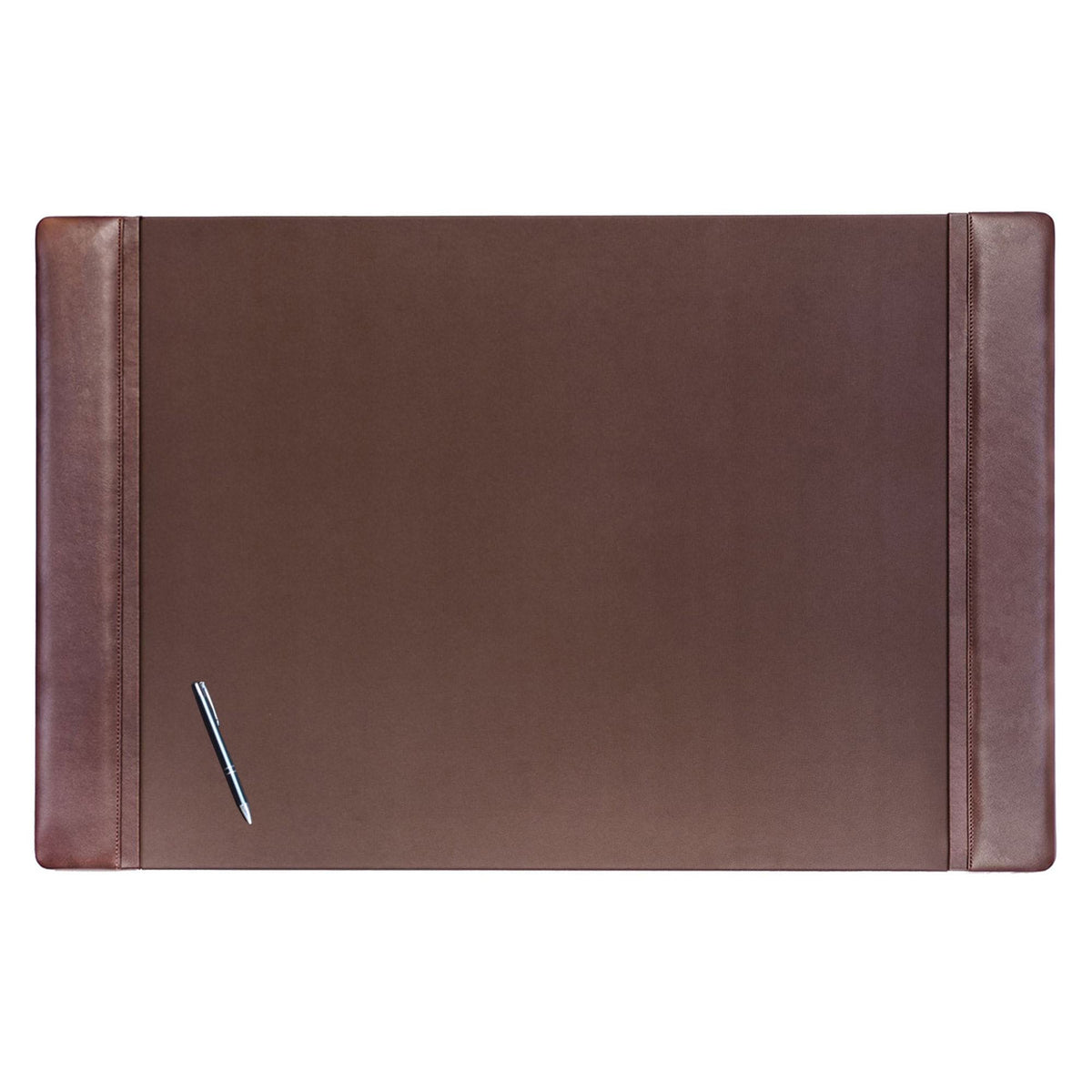 Chocolate Brown Leather Desk Pad, 38 x 24