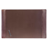 Chocolate Brown Leather Desk Pad, 38 x 24