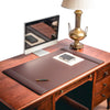 Chocolate Brown Leather Desk Pad, 38 x 24