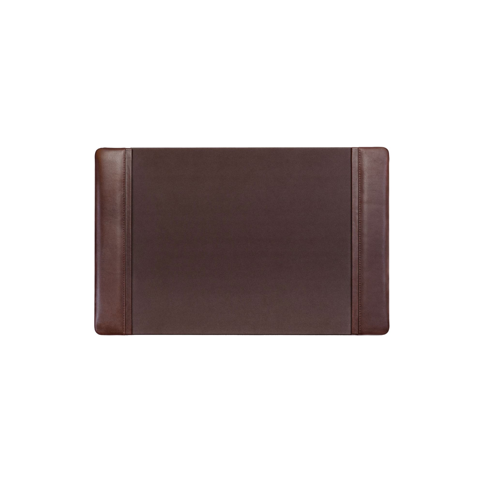 Chocolate Brown Leather Desk Pad, 22 x 14