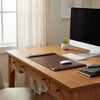 Chocolate Brown Leather Desk Pad, 22 x 14