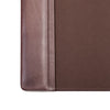 Chocolate Brown Leather Desk Pad, 22 x 14